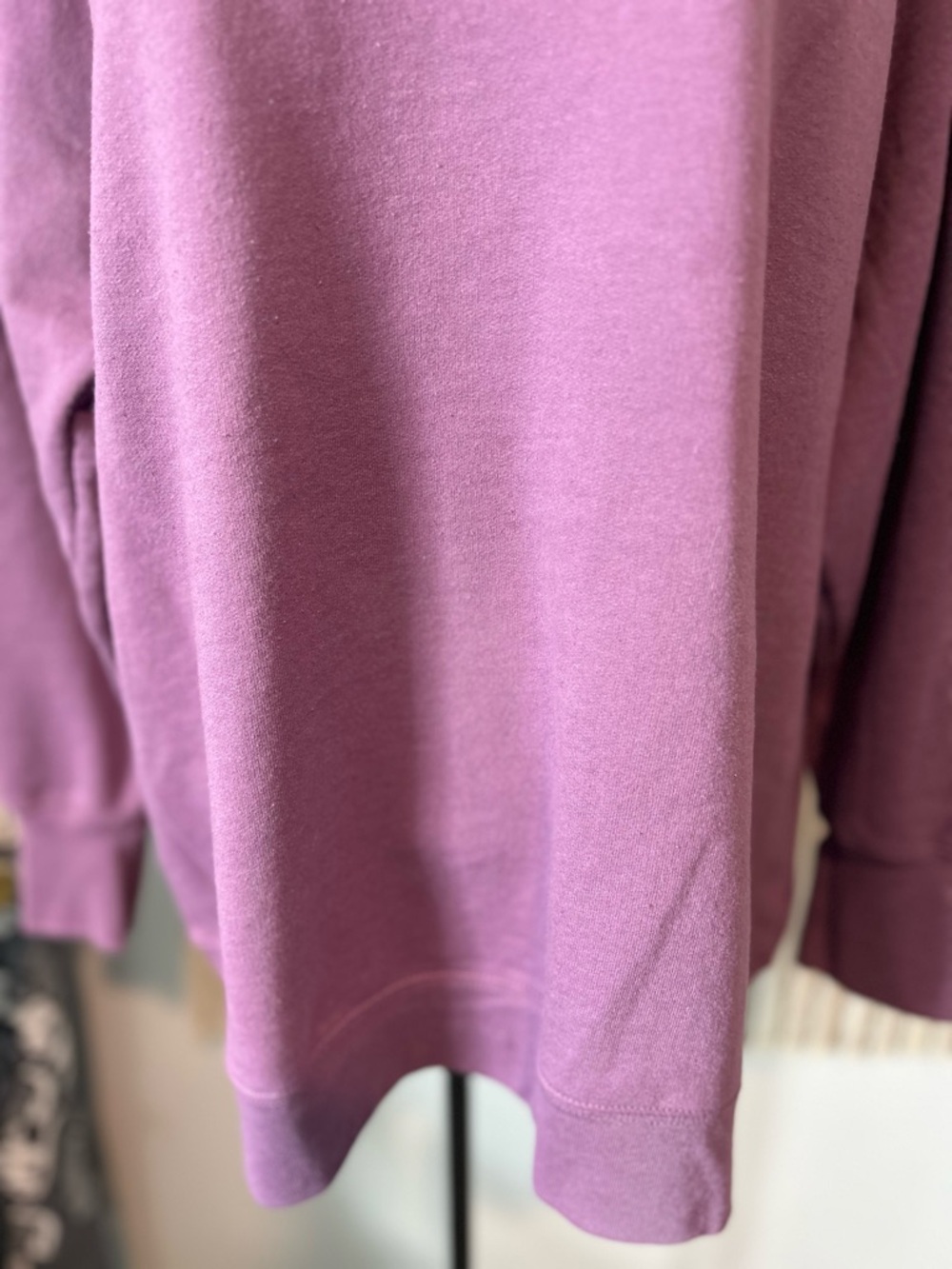 Champion Purple Script Crewneck Sweatshirt - Picture 3 of 10